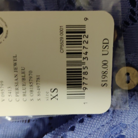 Free People Shadow Dance Midi Dress Persian Jewel Nwt Size XS (0-2) - Picture 8 of 9